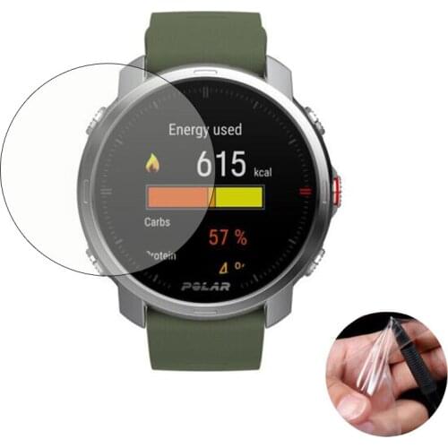 5pcs Soft TPU Clear Protective Film Smartwatch Guard For POLAR Grit X Sport Smart Watch Full Screen Protector Cover Protection