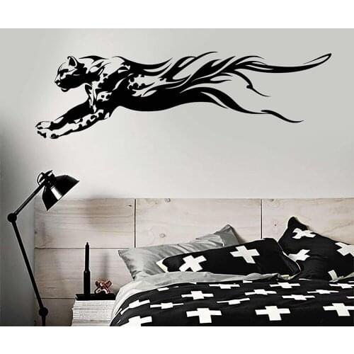 Abstract Predator African Animal Leopard vinyl wall stickers decal home decor bedroom Teen Room diy art mural