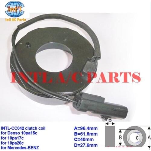 Auto ac compressor clutch coil for Mercedes-BENZ/ 10pa15c/10pa17c/10pa20c 12v