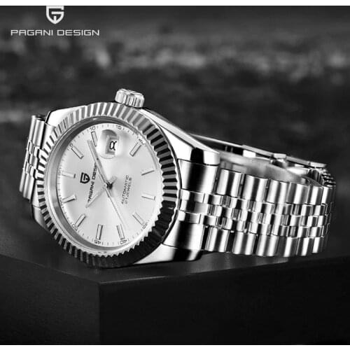 PAGANI Design Brand Luxury Men Watches Automatic Watch Men Stainless Steel Waterproof Business Sport Mechanical Wristwatch 1645