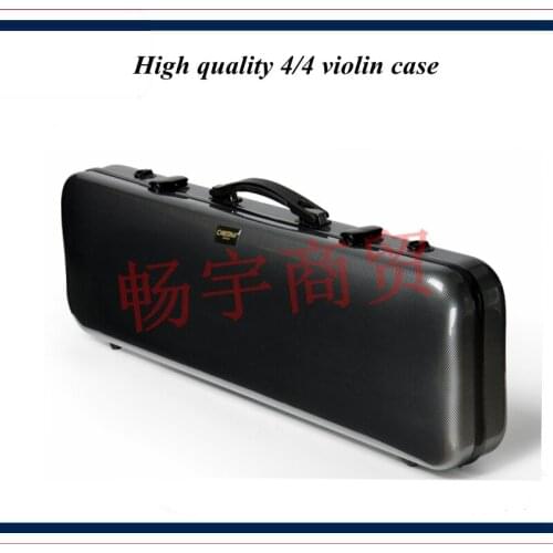 High quality Professional violin case 4/4 FRP carbon fiber black Fashion style violin parts violin accessories 028