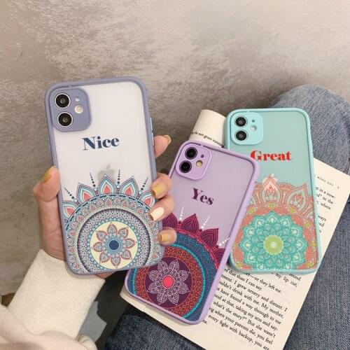 Color Palace Flower Case For iPhone 11 pro max Vintage Floral Cover For iPhone XS Max XR X 12 SE2020 7 plus 8 plus 6S Plus Funda
