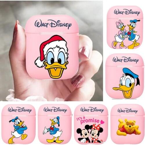 Disney Dumbo Mickey Minnie Mouse Silicone Bluetooth Wireless Earphone Case for AirPods Protective Cover Skin Accessories Pods Ch