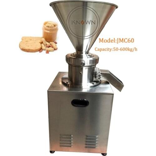Factory Price Fluid Colloid Mill Butter Grinder Food Crusher Grinder Machine for Waist Jam Hazelnut Butter Chili Sauce