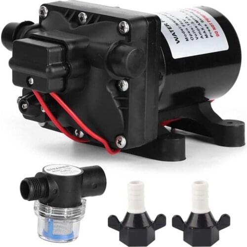 42-Series Diaphragm Pump 12V DC 3.0GPM 55PSI Self‑Priming with Internal Bypass for Car RV sponges submersible pump