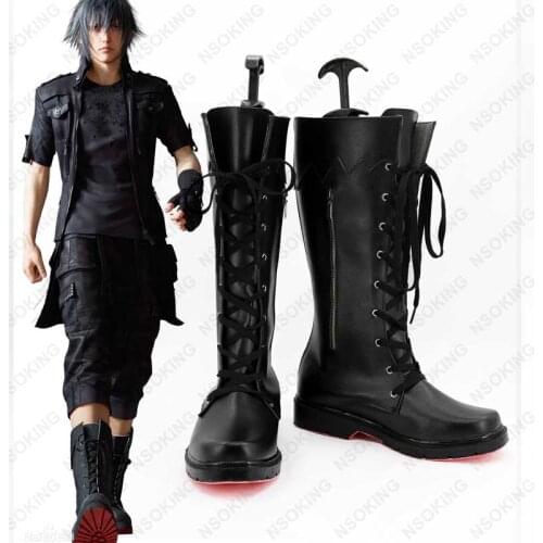 New Final Fantasy XV Noctis Lucis Caelum Cosplay Anime boots Fashion Shoes Custom-made