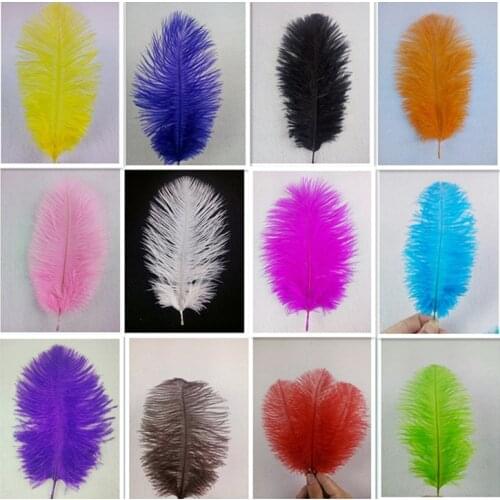 New! Sell 100 pc 15-20cm beautiful ostrich feathers, diy jewelry accessories, wedding decorations