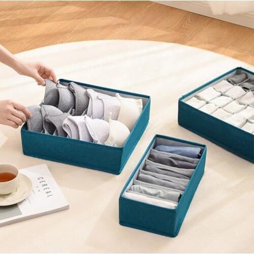 Multi Grid Underwear Storage Box Closet Storage Drawer Bra Organizer Socks Clothes Organizer Home Organization And Storage
