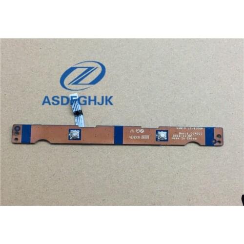 Original For Dell Inspiron 17 3721 5721 5737 Mouse Button Board VAW10 LS-9106P 100% Test OK