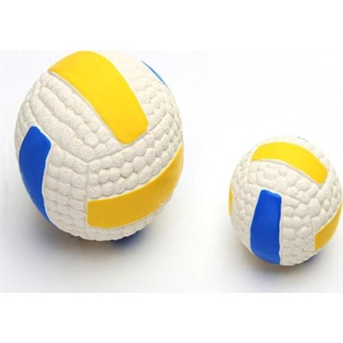 Sell Like Hot Cakes Dog Chewing Squeaky Toy Ball Outdoor Interactive Bite Rugby Football Interesting Pet Latex Squeak Toys