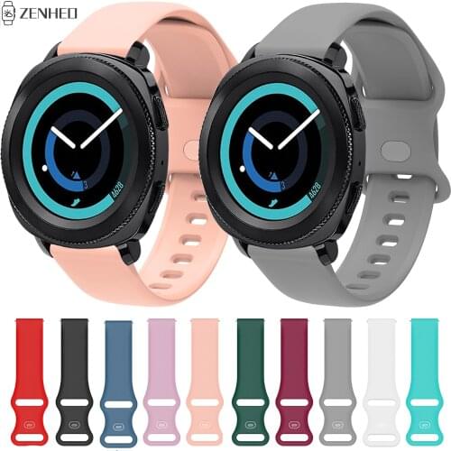 20mm Watch Strap For Samsung Gear Sport/Gear S2 Classic Replacement Silicone Watchband For Samsung Galaxy Watch 3 41mm