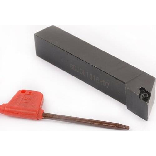 SDJCL 1616H07 16x100mm External cutting Lathe Turning Tool Holder for DCMT0702