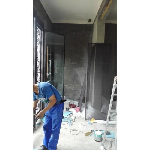 Shanghai Hench Brand China Factory 100% custom made sale Australia wrought iron storm door