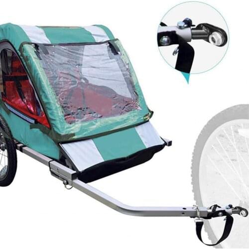 1 set of bicycle trailer hook connector stable light baby pet bicycle trailer tractor head for outdoor bicycle accessories