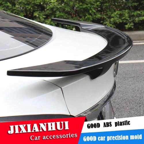 For MG6 Spoiler 2016-2019 MorrisGarages MG6 GKT Spoiler ABS plastic Material Car Rear Wing Color Rear Spoiler