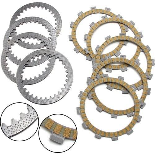 Steel Plate Disc Springs Clutch Friction Plates For Suzuki GN125 Z/D/K Z/M/R/V/W/X/Y/K1 HS RV125 Van-Van TS100 C ERN ERZ/ERH