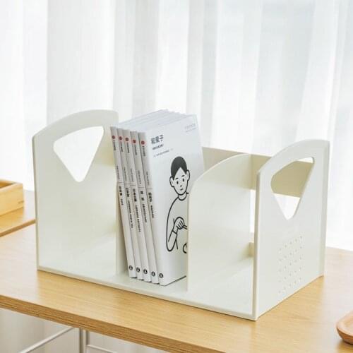 Creative Book Stand Desk Organizer Storage Holder Desktop Magazine Box Stationery Office School Student Supplies