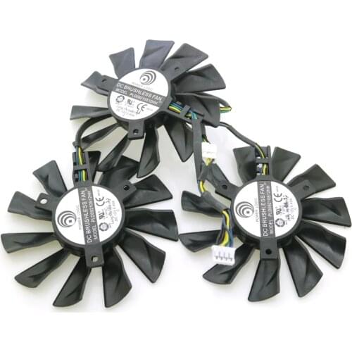 PLD09210S12HH DC12V 0.40A 85mm VGA Fan 4Pin For MSI GTX1070 GTX1080 GTX1070TI DUKE 8G Graphics Card Cooling Fan