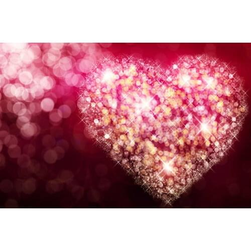 VinylBDS Warm Romantic Valentines Day Photography Backdrops Fantasy Love Sparkling Aura Wedding Photo Backgrounds