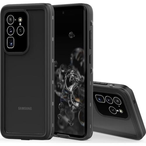 IP68 Waterproof Phone Case for Samsung Galaxy S20 Ultra S20+ Coque Heavy Duty Full Protection Shockproof Case Waterproof Cover