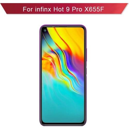 High Quality LCD Screen For Infinix Hot 9 Pro X655F Full LCD Display Assembly Complete Touch Screen Digitizer Replacement