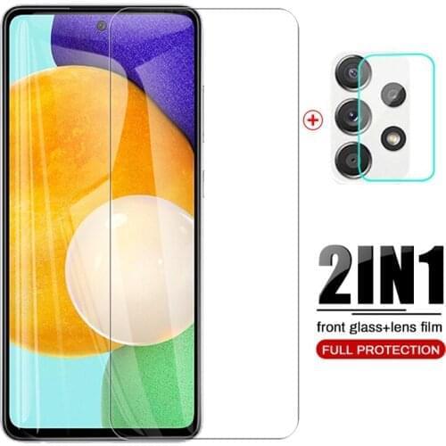 Sansung a52 glass tempered glasses for samsung galaxy a52 a 52 a 52 5g camera lens protective film screen protectors glas 6.5"