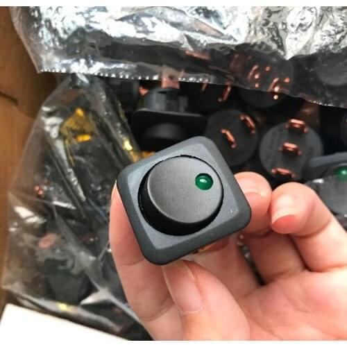 DC12V 25A car modified rocker switch button with indicator square ON-OFF general small switch