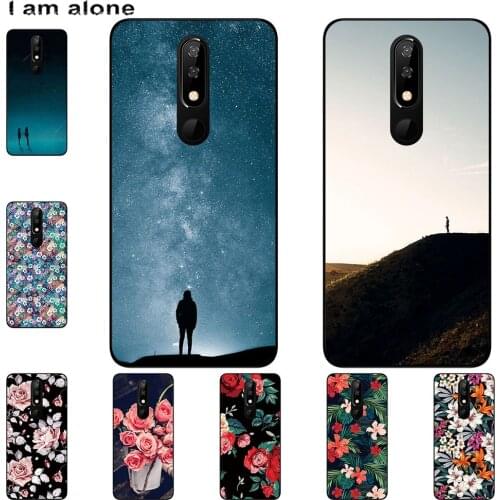 I am alone Phone Case For BQ 5732L Aurora SE 2019 5.86 inch Fashion Color Cartoon Printed Paint Mobile For BQ 5732L Aurora SE