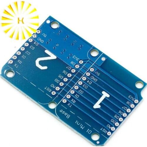 Double Socket Dual Base Shield for Wemos D1 Mini NodeMCU ESP8266 Diy PCB D1 Expansion board Connector