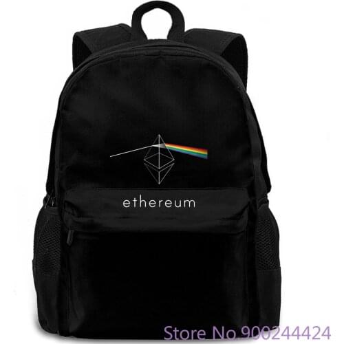 Ethereum Prism Mens Black Fashion Summer Straight 100% MenS High Quality backpack