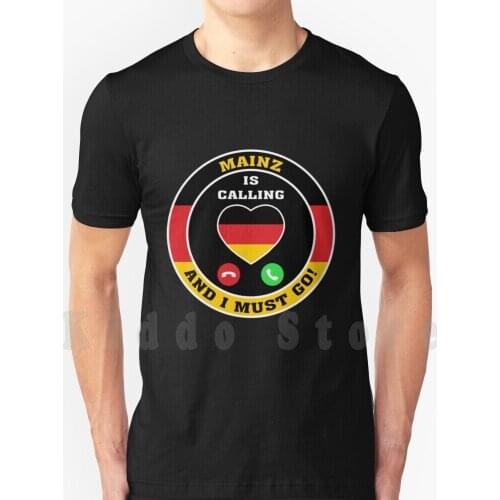 Is Calling And I Must Go , Love Germany Flag T Shirt Men Cotton Cotton S-6xl Skyline Silhouette Souvenir City Map Germany