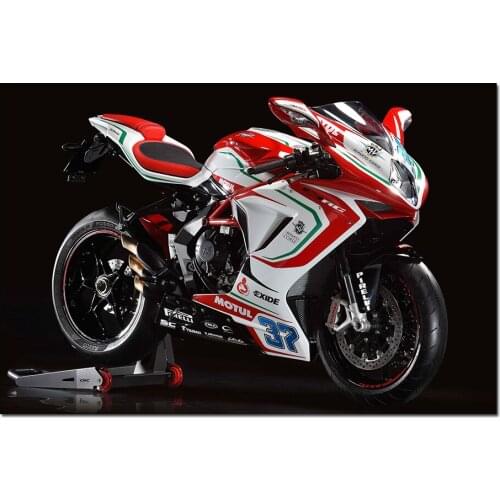 MV Agusta F3 800 RC Super Motorcycle Decorative Wall Art Posters and Prints Framed Canvas Painting Picture For Living Room Decor