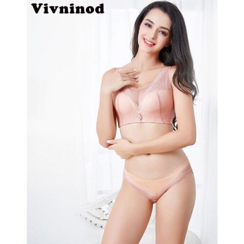 C D E Large Size Full Cup Bra Set Womens Lace Push Up Slim Bra Set Underwear For Female 2018 New Lingerie Set 105 110 115E 120E