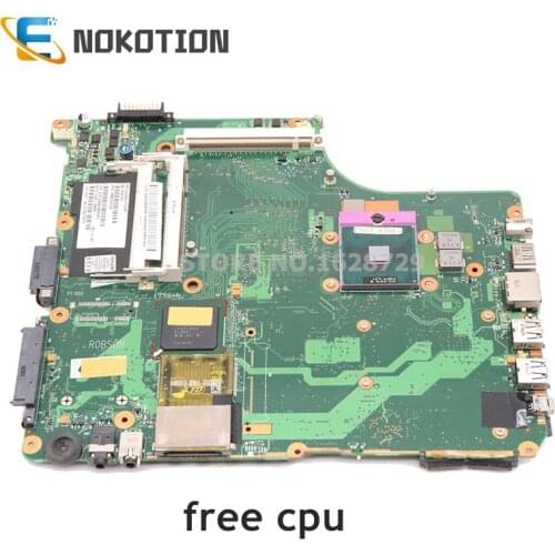 NOKOTION V000125720 PC Motherboard for Toshiba Satellite A300 A305 6050A2171301 PT10SG MAIN BOARD 965PM DDR2 free cpu