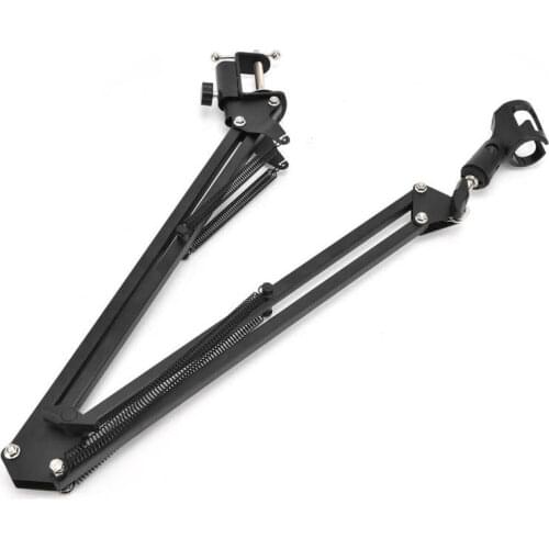 Microphone Stand Metal Microphone Arm Stand Folding for Professional Streaming for Games for Voice-Over for Recording