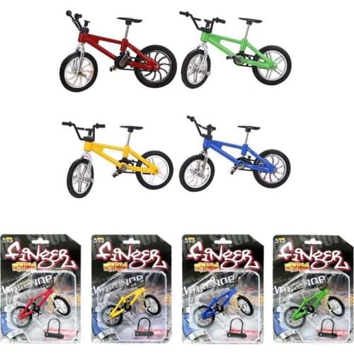 Mini Finger Bicycle Flick Finger Bikes Toys Bicycle Model Gadgets Novelty Gag Toys For Children Kids Christmas Gift