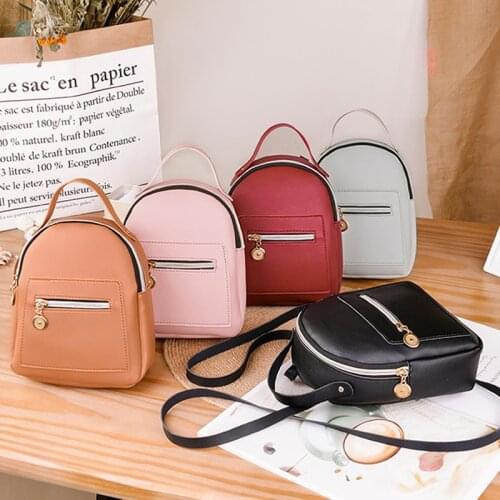 Mochila Women Backpack Bag Zipper Large Capacity Pu Leather Fashion For Travel Mobile Phone Кошелек Женский Сумка Женская Wallet