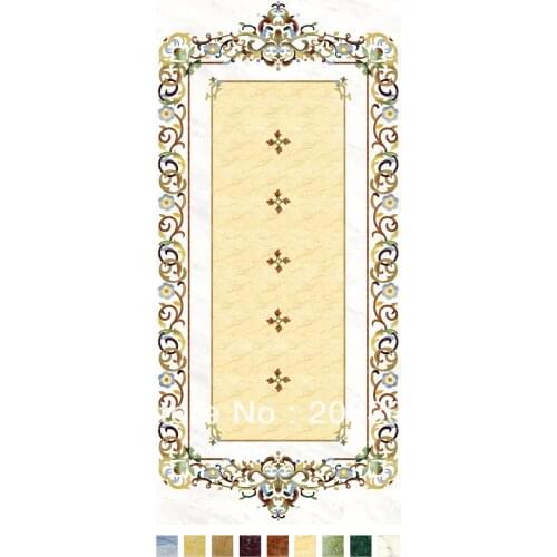 Marble medallion, waterjet medallion