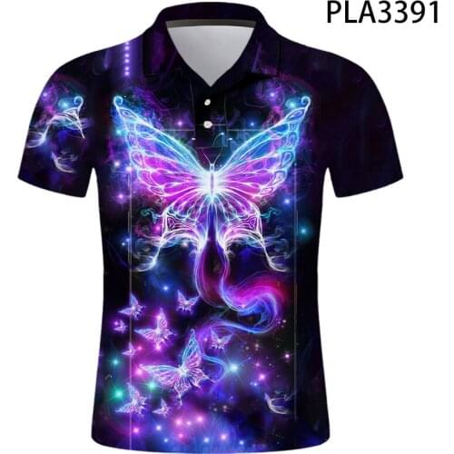 2021 New Summer Smoke 3D Printed Polo Shirt Men Fashion Camisas Streetwear Casual Hombres Boy Short Sleeve Ropa De Hombre