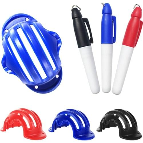 Golf Ball Liner Clip Liner Marker Pen Template Alignment Marks Tool Putting Positioning Aids Outdoor Sport Tool for Golfer gift