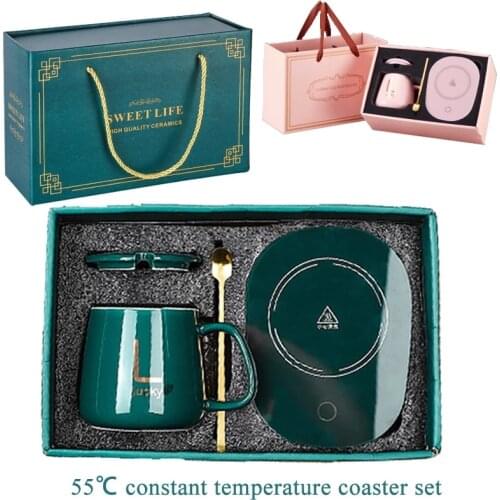 Creative Gift Coffee Mug Cup Warmer Pad for Home Office Milk Tea Water Heating Pad Constant-temperatures USB US Plug Best Idea