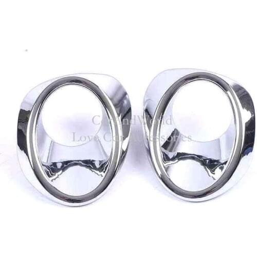 For Toyota RAV4 RAV 4 XA50 2019 2020 ABS Carbon Fibre Front Fog Light Ring Cover Fog Lamp Face Panel Trims Car Accessories