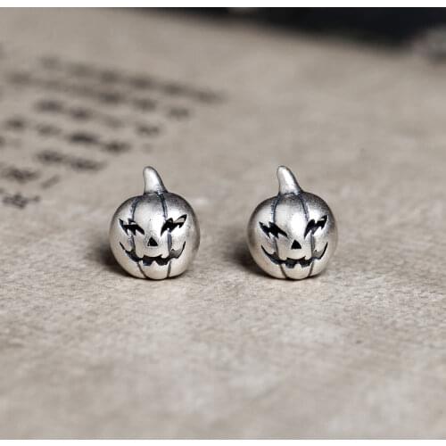 925 Sterling Silver Vintage Stud Earrings Halloween Earrings Party Wedding Jewelry Gifts for Girls Women Jewelry be the trend
