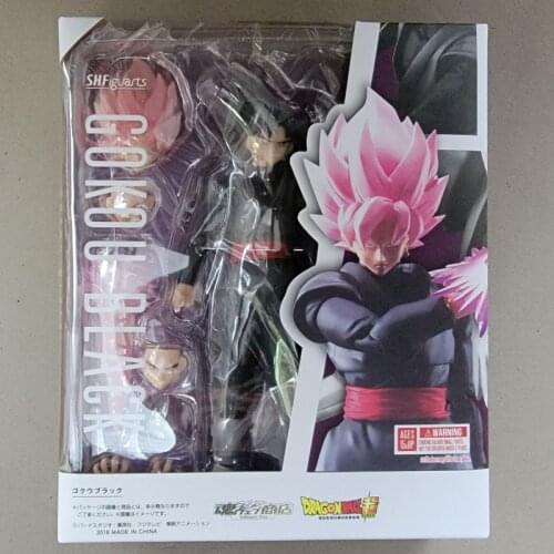 Shf Zamasu Goku Black Collectible Toys For Children Dragon-ball-super Black Goku Model Doll Anime Dragon-ball Action Figure Toys