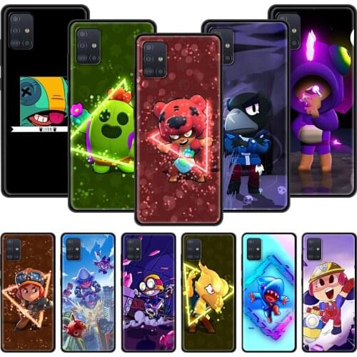 Crow Leon Spike Silicone For Samsung Galaxy A70 A52 4G A12 Case Phone Cover Soft For Samsung A72 A10S A20E A50 A40 A32 5G Coque