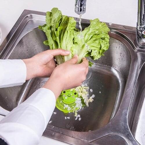 Cartoon Animal Floor Drain Drain Strainer Bath Drain Shower Hair Anti-clogging Detachable Kitchen Sink Filter Hair Catcher