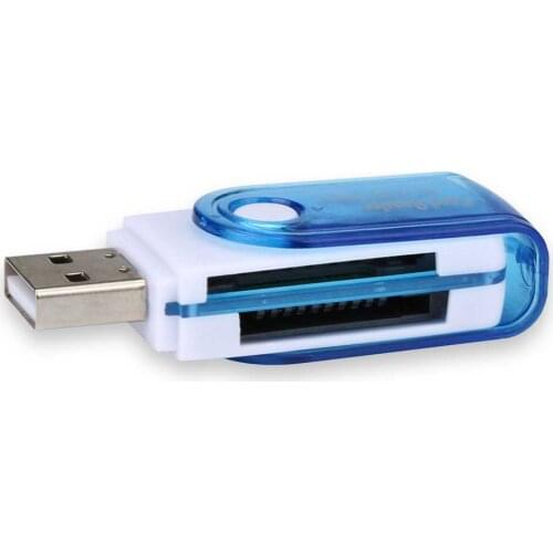 USB Flash Adapter Multi Memory Card Reader for Micro SD/TF M2 MMC SDHC