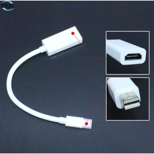 YuXi Mini DisplayPort Display Port DP to HDMI Male to Female Adapter Cable For Mac Macbook Pro Air