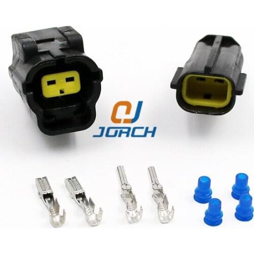 2 Pin Automotive Connector For Mazda RX7 FD Intake Air Temp (IAT) Sensor Connectors Engine Room Position Plug 174352-2 174354-2