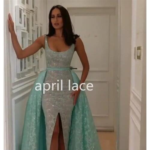 5yards HL047 mint green gold dobby glued sparkle glitter african mesh african net tulle lace fabric with 5yards pure mesh gifts